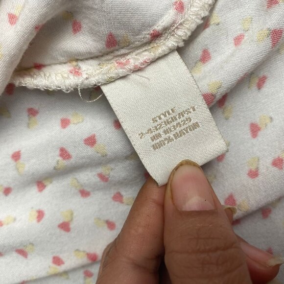 KC Khakis & Co ,Button‎ Women's size XL Shirt  Long Sleeve Floral Lagenlook - Picture 7 of 10